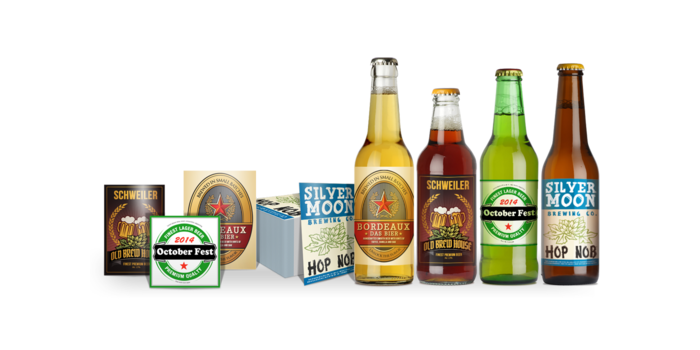 Cut-to-size Beer Labels